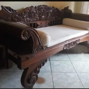 Bangku Kayu Jati Ukir